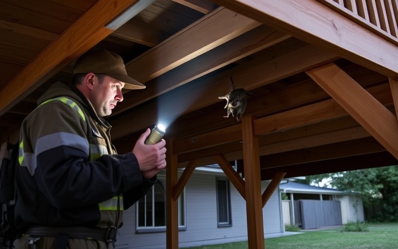 Under Deck Possum Removal in Clifton hill